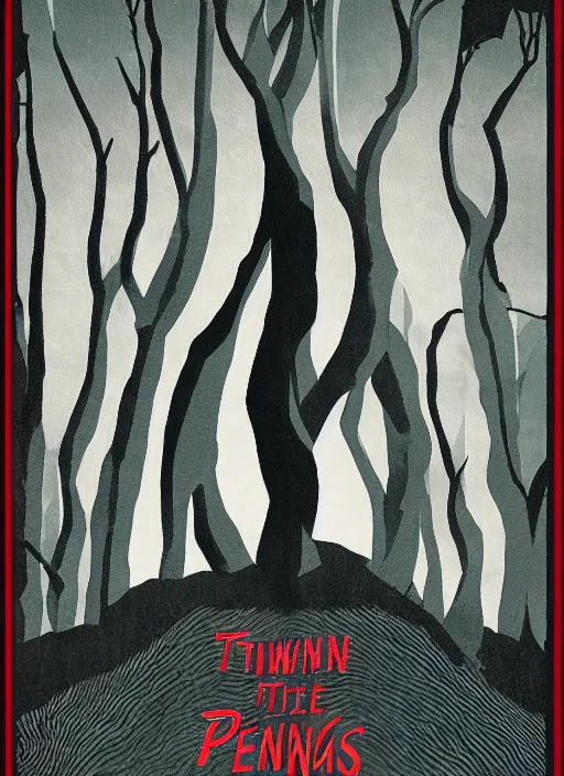 Image similar to twin peaks movie poster art by cliff nielsen