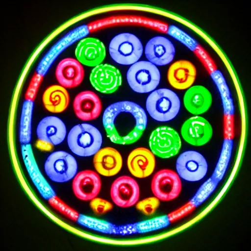 Image similar to A transmutation circle Lite Brite