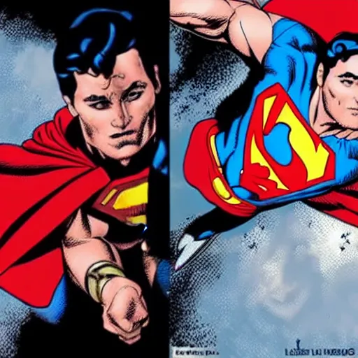 Prompt: superman with the face of benjamin netanyahu