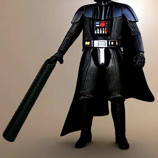 Prompt: darth vader full body shot, photorealistic