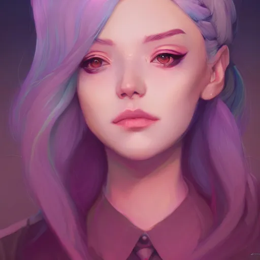 Prompt: a portrait of lilly, art by lois van baarle and loish and ross tran and rossdraws and sam yang and samdoesarts and artgerm and saruei and disney and wlop, digital art, highly detailed, intricate, sharp focus, trending on artstation hq, deviantart, unreal engine 5, 4 k uhd image