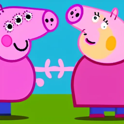 Image similar to superturbo peppa pig