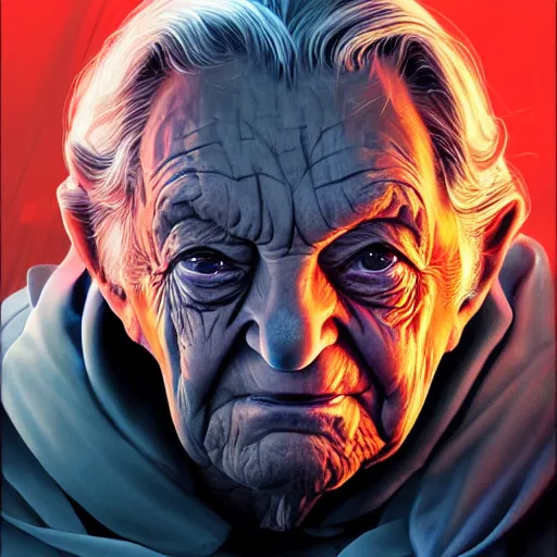 Portrait of George Soros as Darth Sidious from star | Stable Diffusion ...