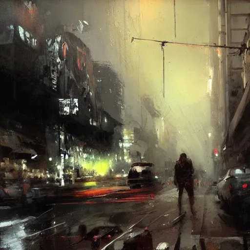 Image similar to gigachad painted by jeremy mann