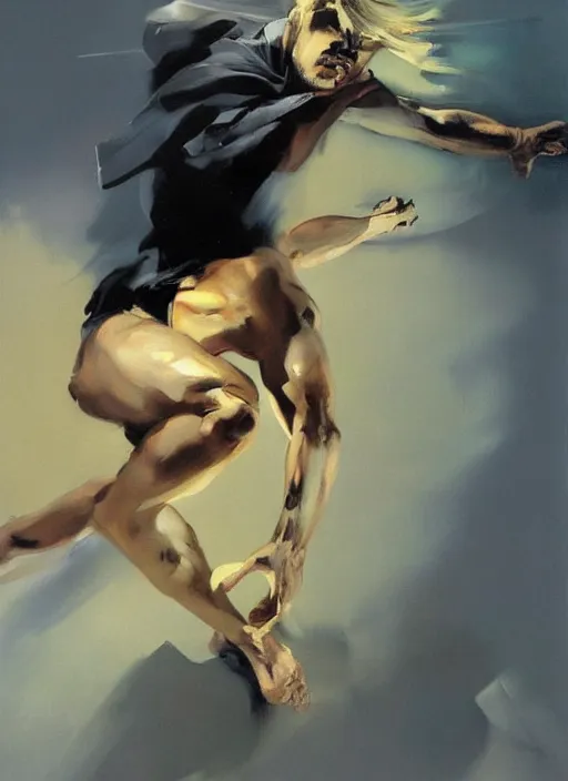 Prompt: spite, painting by phil hale, fransico goya,'action lines '!!!, graphic style, visible brushstrokes, motion blur, blurry, visible paint texture, crisp hd image