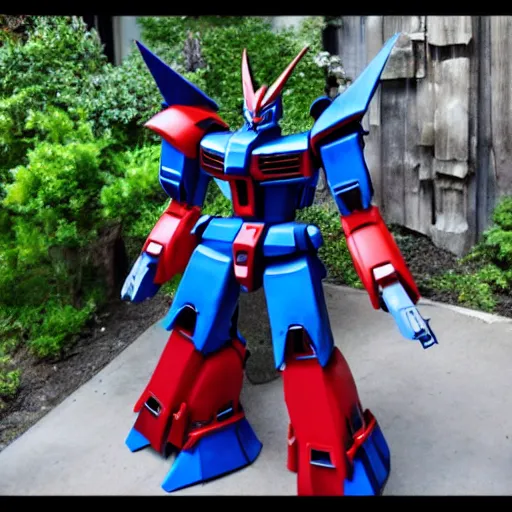 Image similar to transformer cat, mecha suit, future, gundam,
