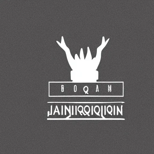 Image similar to jamiroquai logo vector graphic black and white