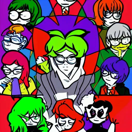 Prompt: homestuck art