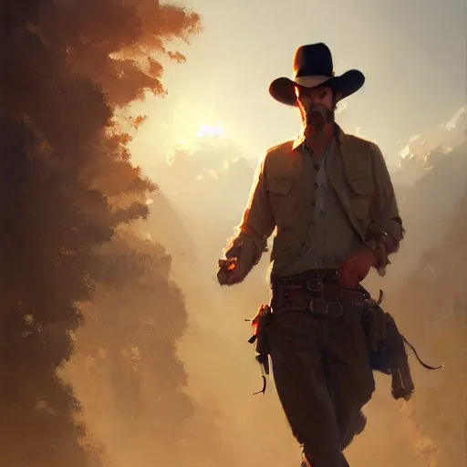 Image similar to high noon, dramatic light, painted by stanley lau, painted by greg rutkowski, painted by stanley artgerm, digital art, trending on artstation