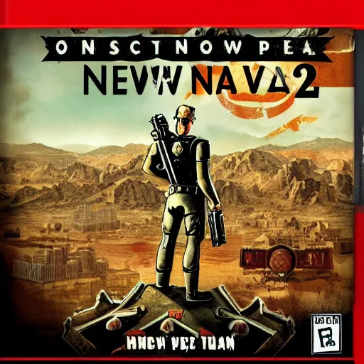 Image similar to fallout : new vegas 2 box art