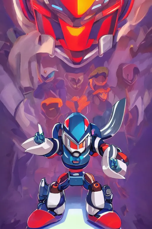 Image similar to robot ninja mask helmet megaman x zero rockman 2 0 2 2 switch game boss legacy collection fanart artsation, art gta 5 comics, behance hd by jesper ejsing, by rhads, makoto shinkai and lois van baarle, ilya kuvshinov, rossdraws global illumination ray tracing