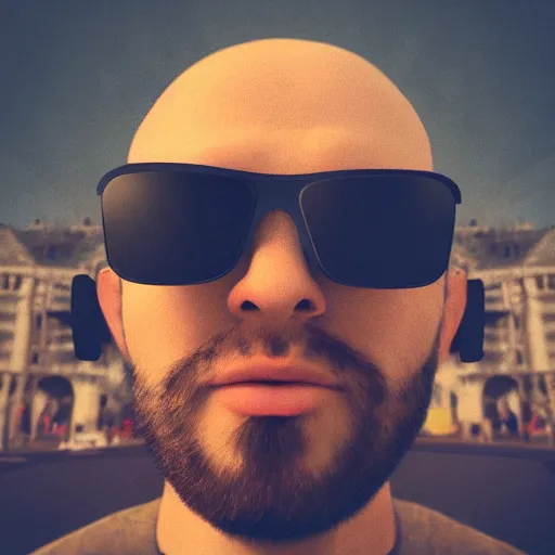 Prompt: Selfie!!!!! of a man, first-person view, fisheye lens!!!!!!, photorealistic image, trending on artstation, 4k, 8k