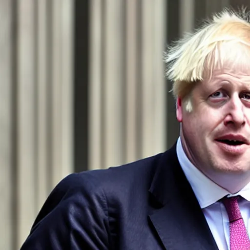 Image similar to Boris Johnson with dark brown hair