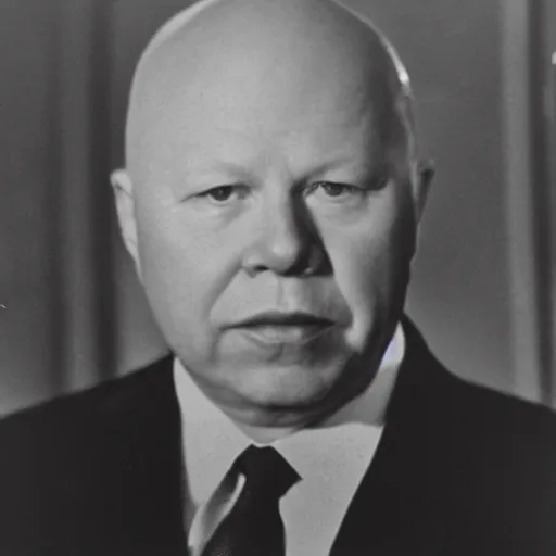 Image similar to photo of khrushchev as baron harkonen