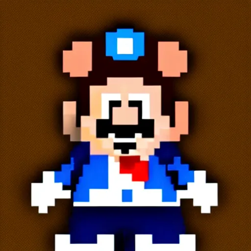 Prompt: Photographic portrait of Dr Mario