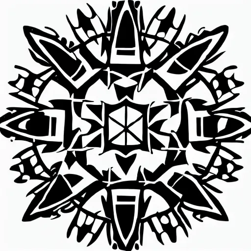 Image similar to symmetric. very small. micro symmetry, mirrored, vector tattoo. minimal design, ancient. cuneiform. peace energy hymn
