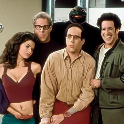 Image similar to seinfeld cast as the ninja turtles