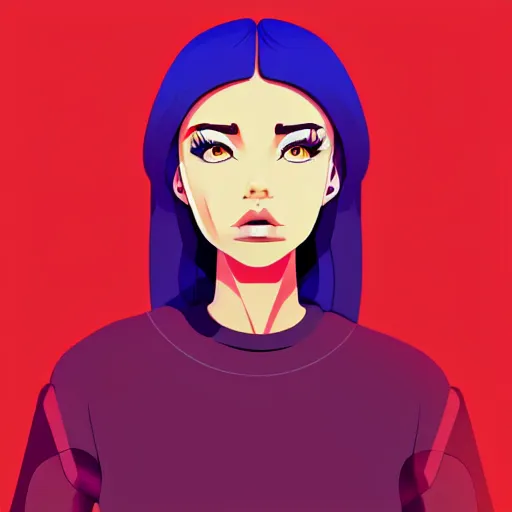 Image similar to 2 d character design, female rapper, vector art, digital art, portrait, 4 k, 8 k, sharp focus, smooth, illustration, concept art, music artist