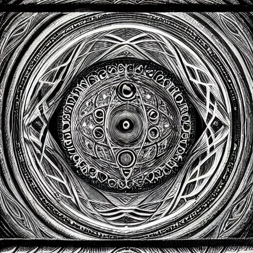 Image similar to golden ratio, circles, squares, perfection, intricate, sublime, heavenly, doorway, detailed, pencil art, spirals, astronaut opening door that shows the universe illustrated by davinci