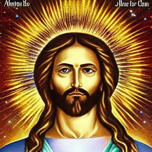 Prompt: ashtar command jesus the sun of god