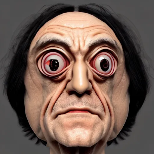 Image similar to renaissance portrait of marty feldman, by katsuhiro otomo, yoshitaka amano, nico tanigawa, and artgerm rendered with 3 d effect.