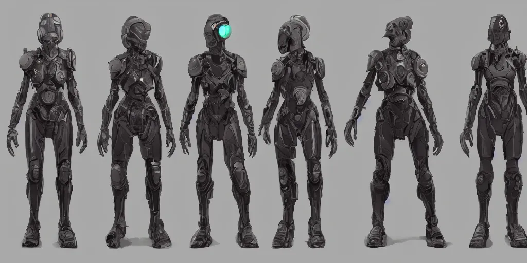 Image similar to scifi characterdesign, character sheet, Moebius, Greg Rutkowski, Zabrocki, Karlkka, Jayison Devadas, Phuoc Quan, trending on Artstation, 8K, ultra wide angle, zenith view, pincushion lens effect.