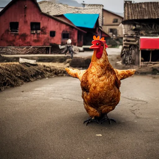 Why did the chicken cross the road? by DatJuanDesigner