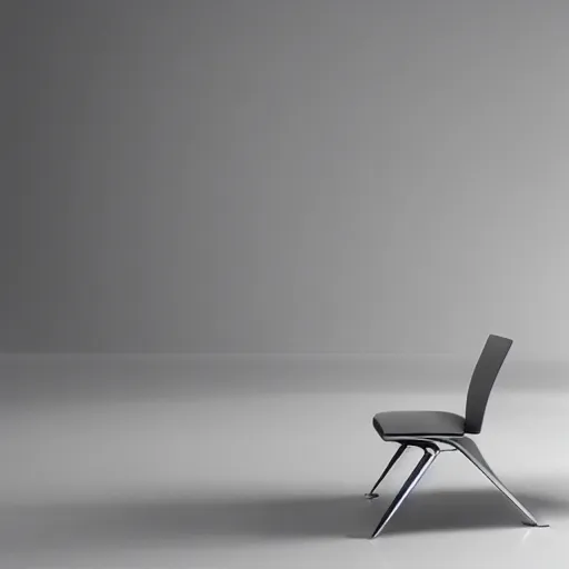 Image similar to a photo of a z - chair by zaha hadid, 4 k