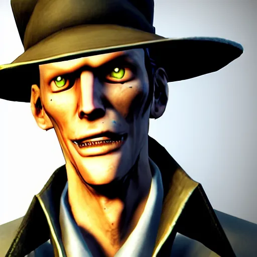 Image similar to nick valentine from fallout 4