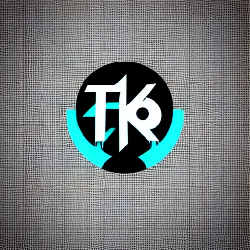 Image similar to new tik-tok logo,logo design,high contrast,cyberpunk