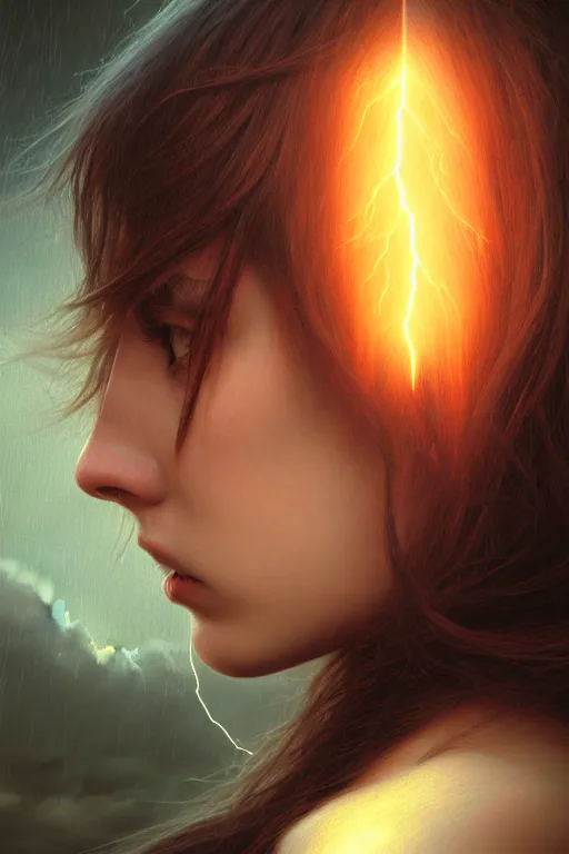 Image similar to head portrait of Lilith, portrait, mythology, photo-realistic, hyper-realism, HDR , super detailed, octane render, dramatic lightning, cinematic, by John William Waterhouse