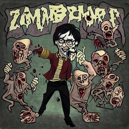 Image similar to zombie harry potter