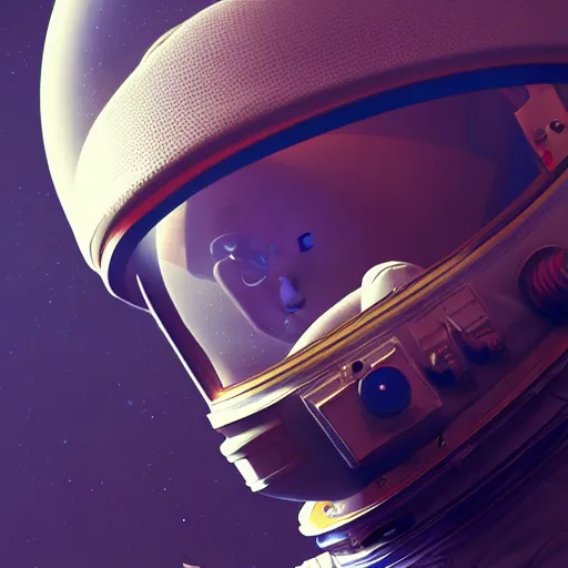 Image similar to an astronaut in space, highly detailed, ominous vibe, smoke, octane render, cgsociety, artstation, trending on ArtStation, by Marie Magny