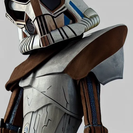 Image similar to general grevious combined with a stormtrooper, accurate, realistic, detailed, 4 k