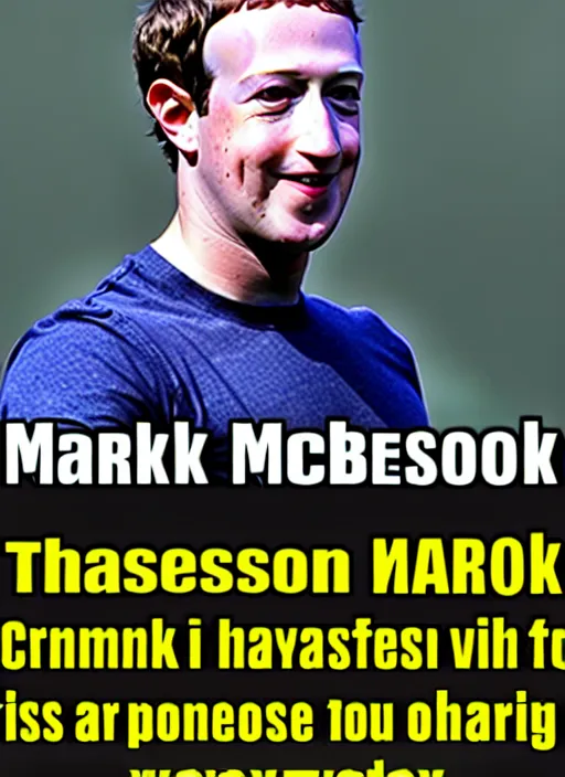 Prompt: mark zuckerberg meme, jpeg compression style