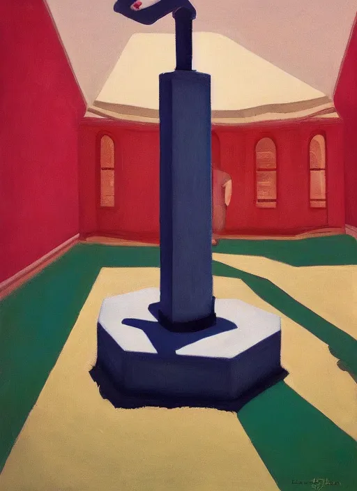 Prompt: giant fist with pentacle painted by Edward Hopper and James Gilleard