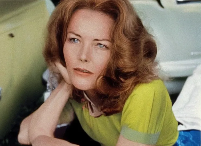 Image similar to 1 9 7 0 s color movie still of a woman