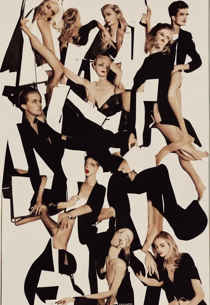 Image similar to YSL advertising campaign poster