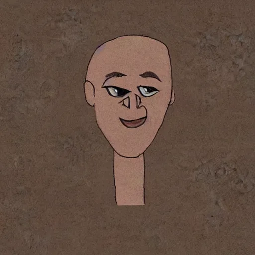 Prompt: photorealistic cave painting wojak