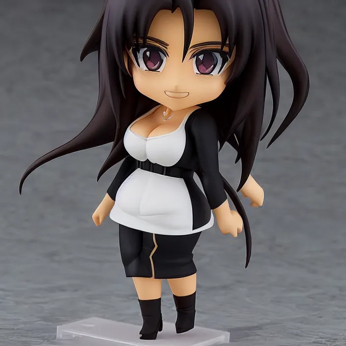 Image similar to kim kardashian, an anime nendoroid of kim kardashian, figurine, detailed product photo