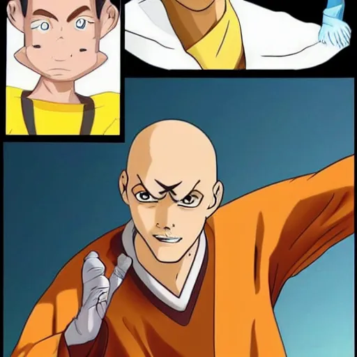 Image similar to what if dr. house and aang the last airbender had a baby