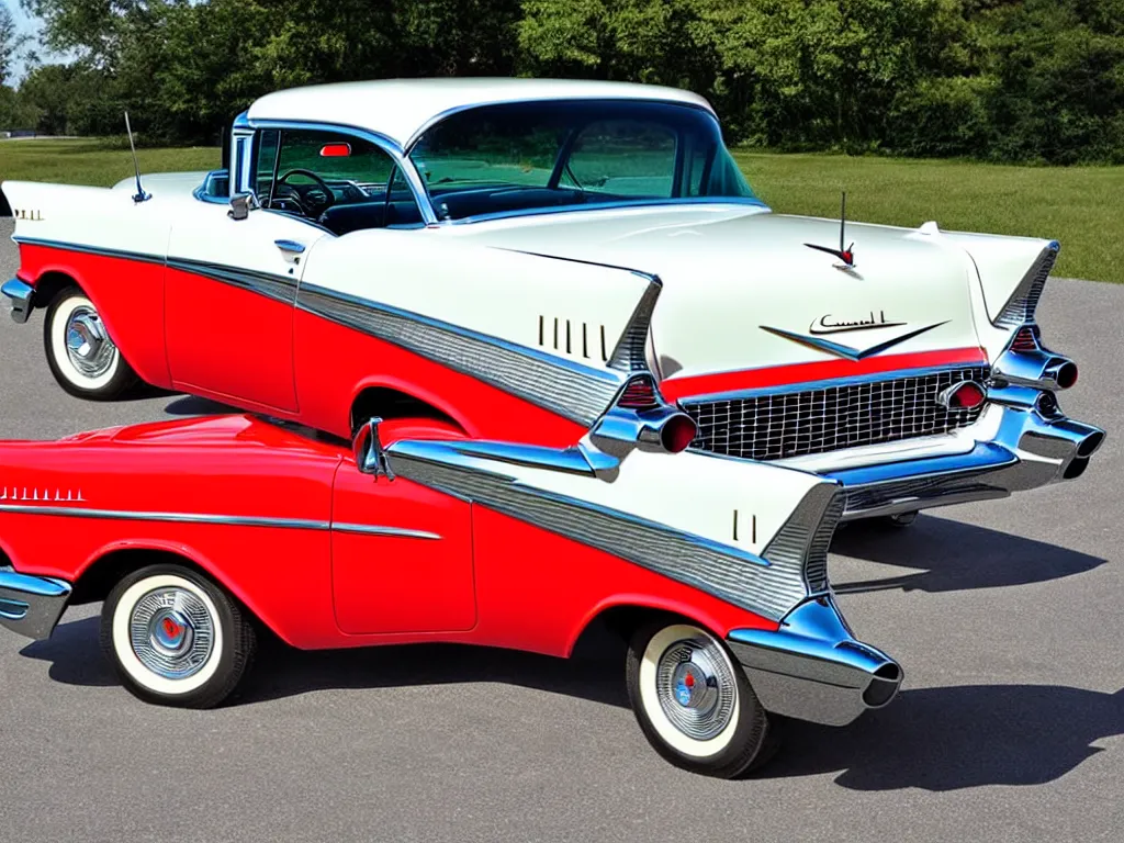 Prompt: 1957 Chevrolet Bel Air