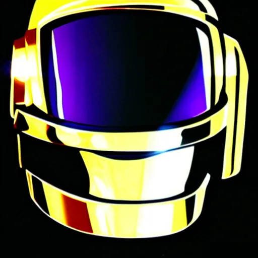 Image similar to daft punk, sticker illustration