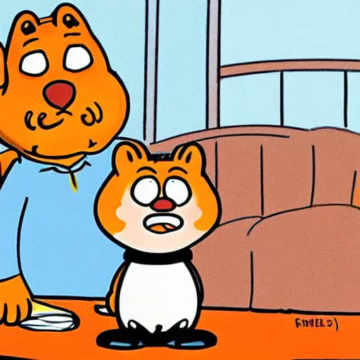 Image similar to garfield illustrated by jim davis