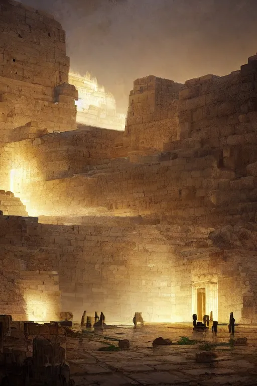 Image similar to ancient city of gyza at the time of the pharaohs, intricate, elegant, volumetric lighting, digital painting, highly detailed, artstation, sharp focus, illustration, concept art, ruan jia, steve mccurry