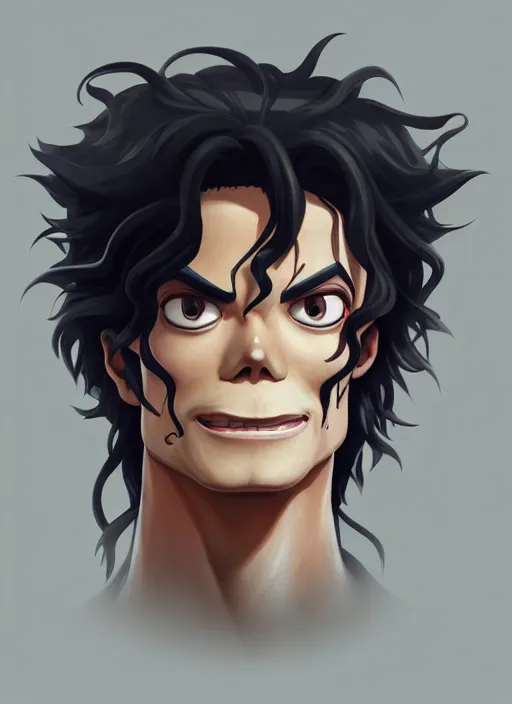 Prompt: centered!! macro head portrait of medieval shocked amazed king michael jackson, artstation, detailed cartoon, elegant, digital painting, concept art, smooth, sharp focus, illustration, ghibli, makoto shinkai, don bluth, fujita goro, jean giraud, akihiko yoshida, tom whalen 8 k