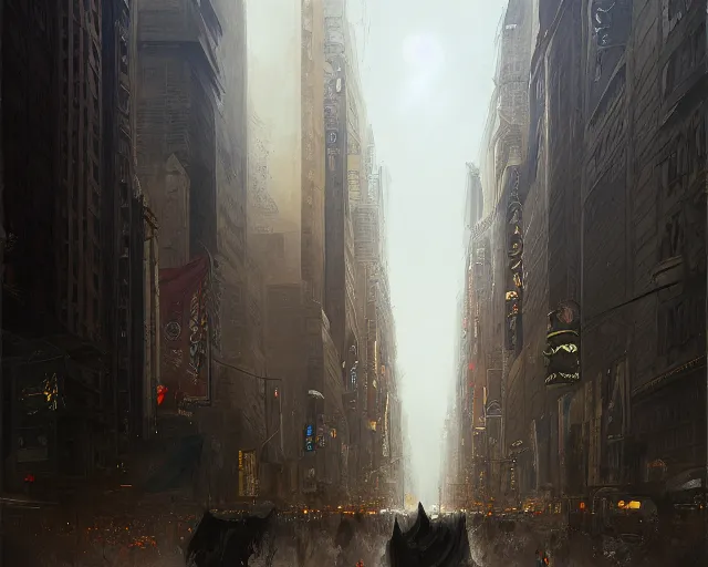 Prompt: a gigantic egyptian god walking the streets of new york, intricate, elegant, highly detailed, digital painting, artstation, concept art, matte, sharp focus, illustration, art by anders zorn and greg rutkowski and marvel