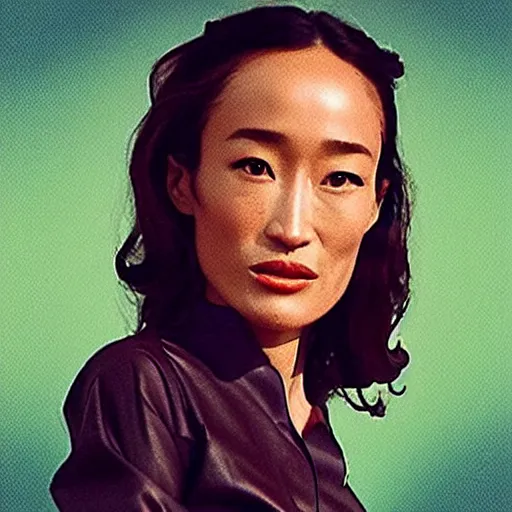 Prompt: “ maggie q retro minimalist portrait by jean giraud, moebius starwatcher comic, 8 k ”