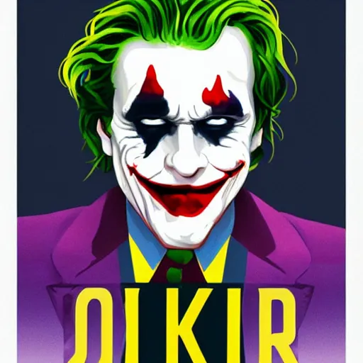 Image similar to joker as film poster