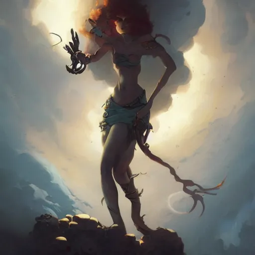 Image similar to fantasy female peter mohrbacher craig mullins ghibli mignola extreme detailed